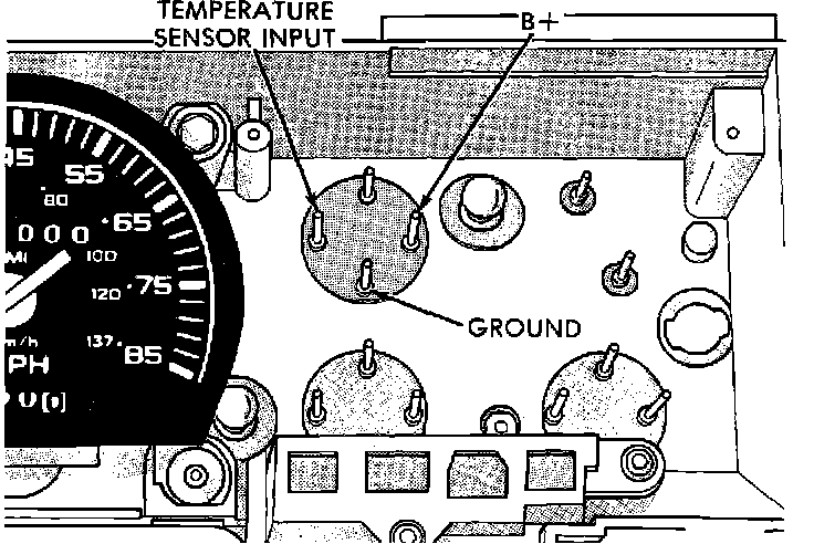 Factory diagram — Temperature Gauge