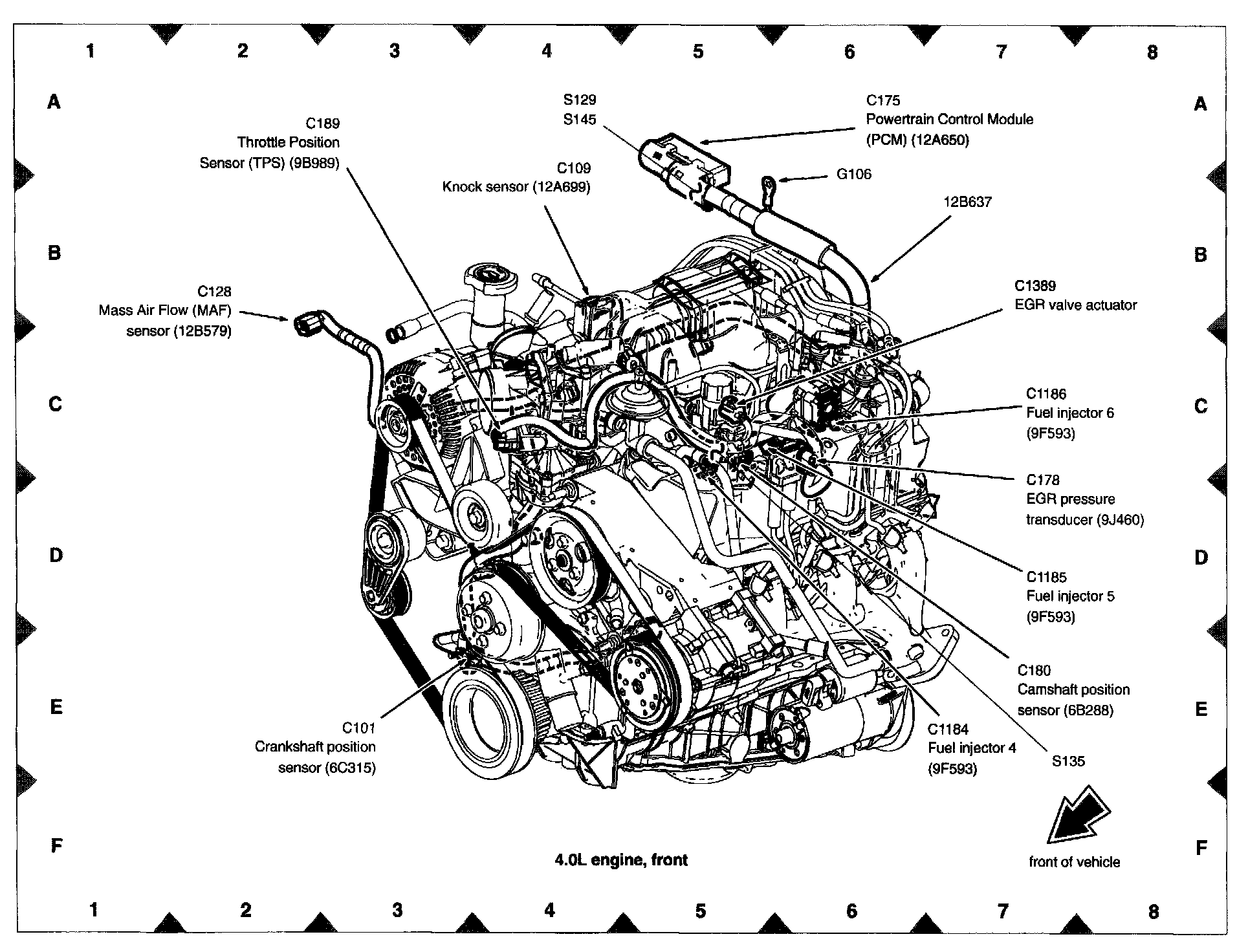 Factory diagram — Engine Control Module