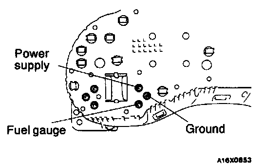 Factory diagram — Fuel Gauge