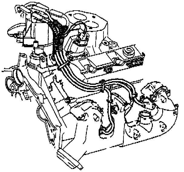 Factory diagram — Ignition Cable