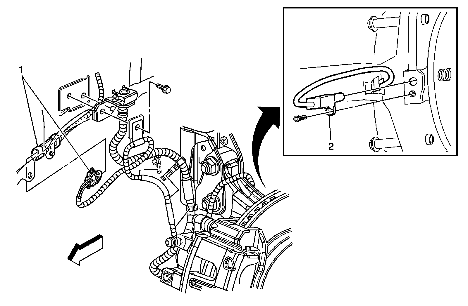 Factory diagram — Wheel Speed Sensor