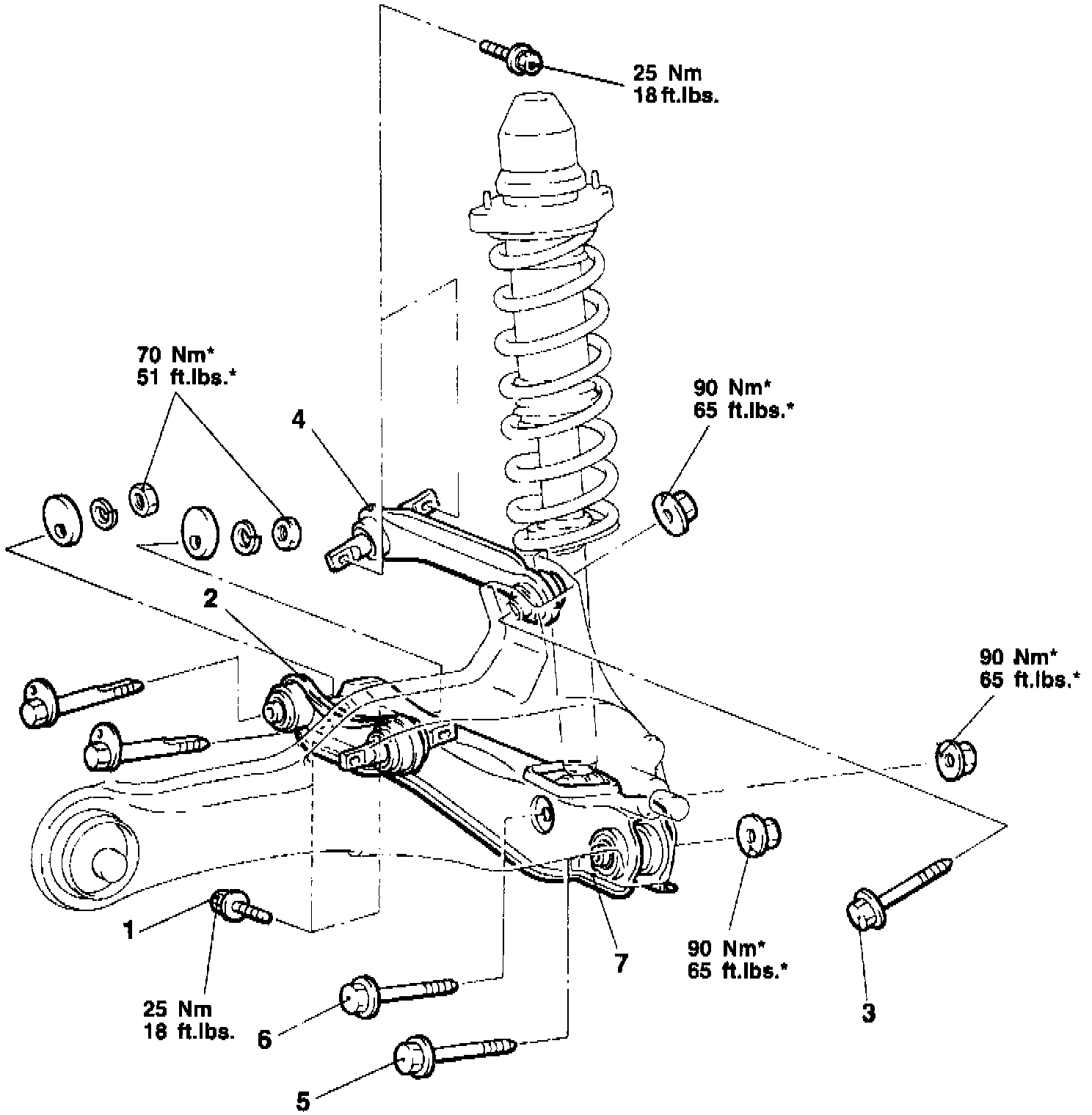 Factory diagram — Control Arm