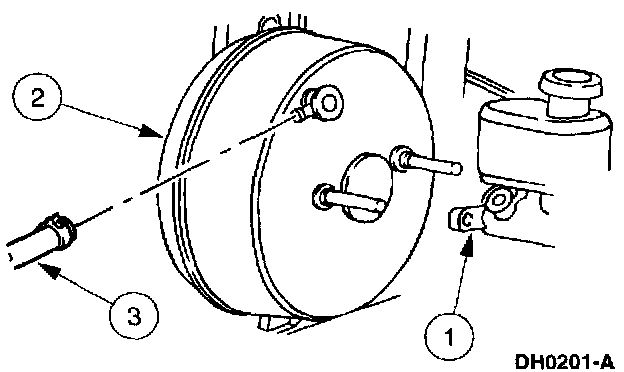 Factory diagram — Vacuum Brake Booster