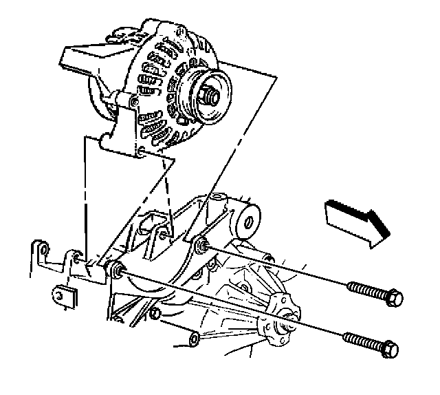 Factory diagram — Alternator