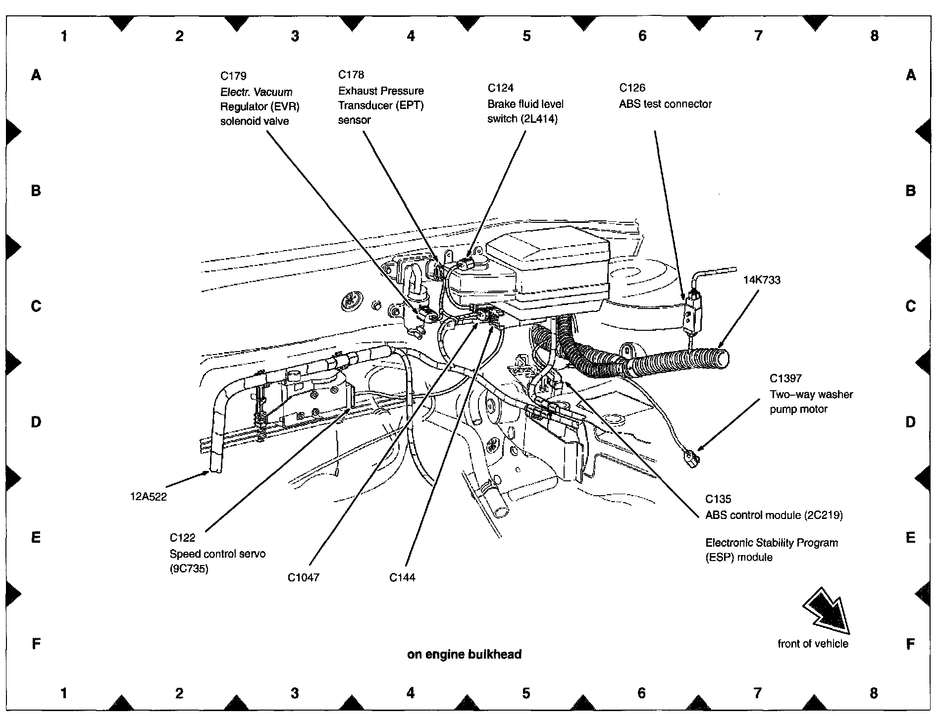 Factory diagram — Electronic Brake Control Module