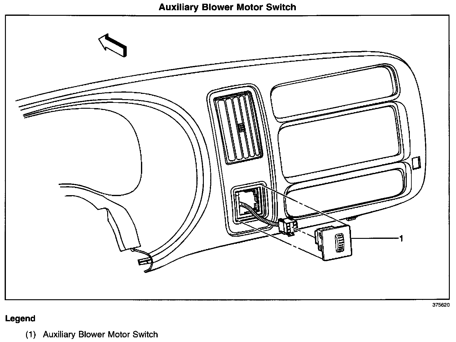Factory diagram — Blower Motor Switch