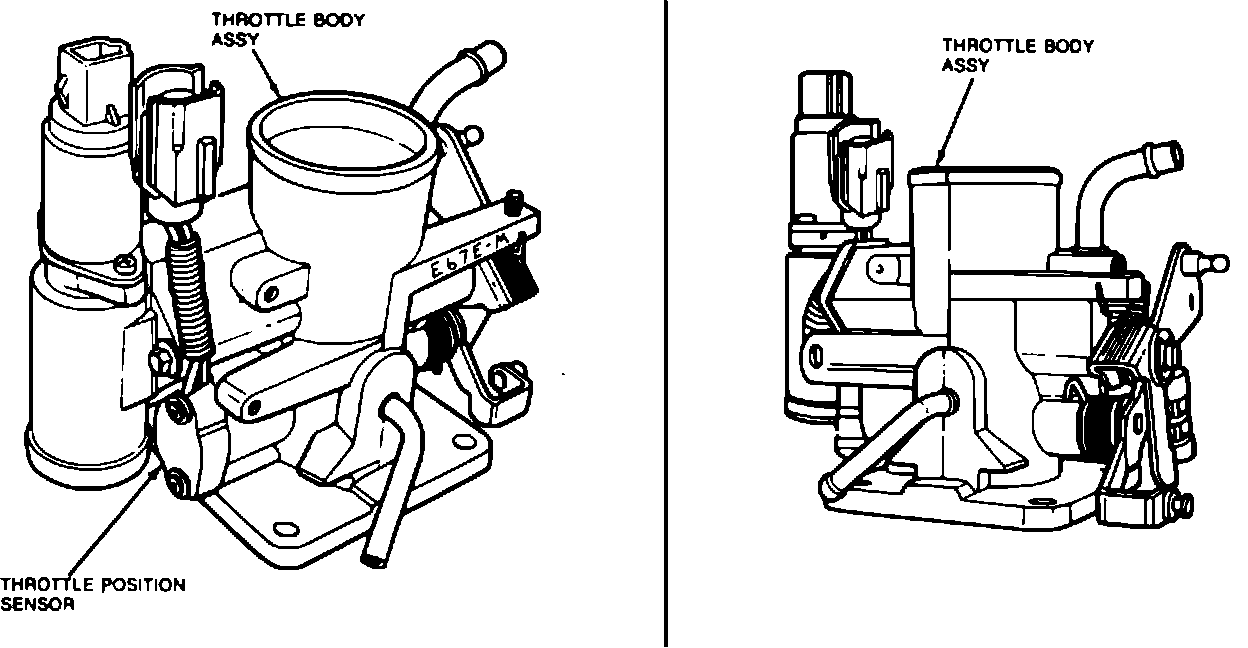 Factory diagram — Throttle Body