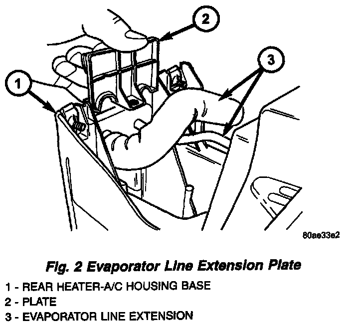 Factory diagram — Evaporator Core