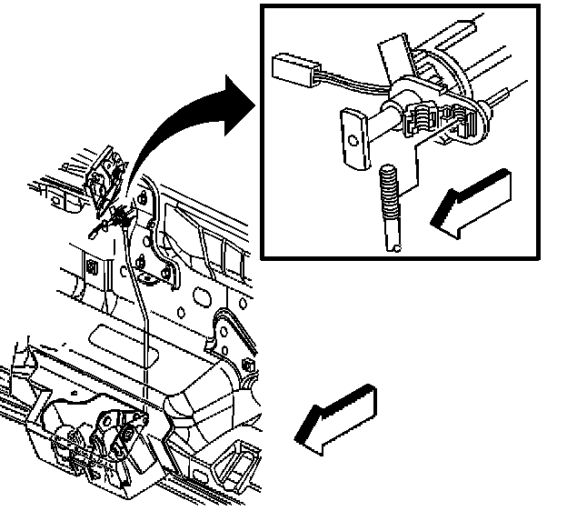 Factory diagram — Trunk / Liftgate Lock Cylinder