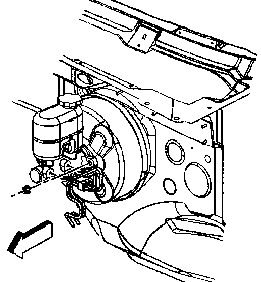 Factory diagram — Vacuum Brake Booster