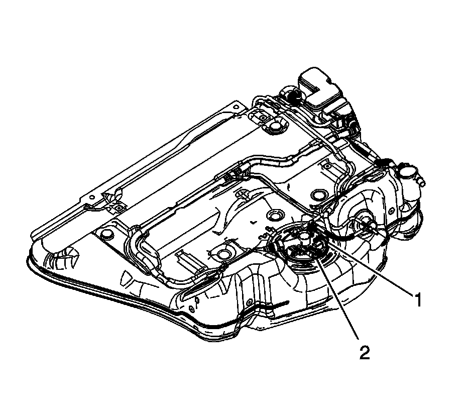 Factory diagram — Fuel Gauge Sender