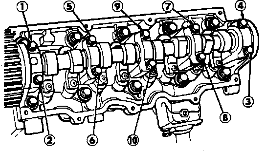 Factory diagram — Camshaft