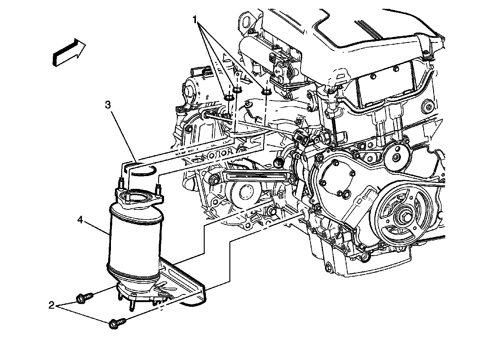 Factory diagram — Catalytic Converter
