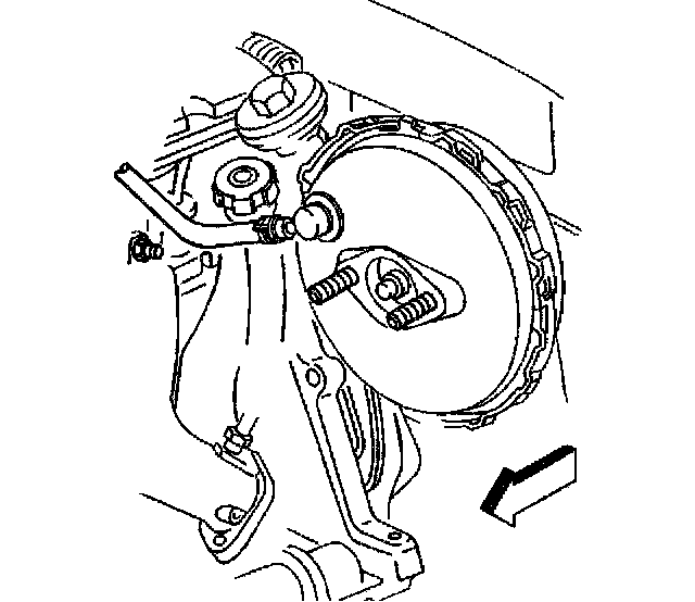 Factory diagram — Vacuum Brake Booster