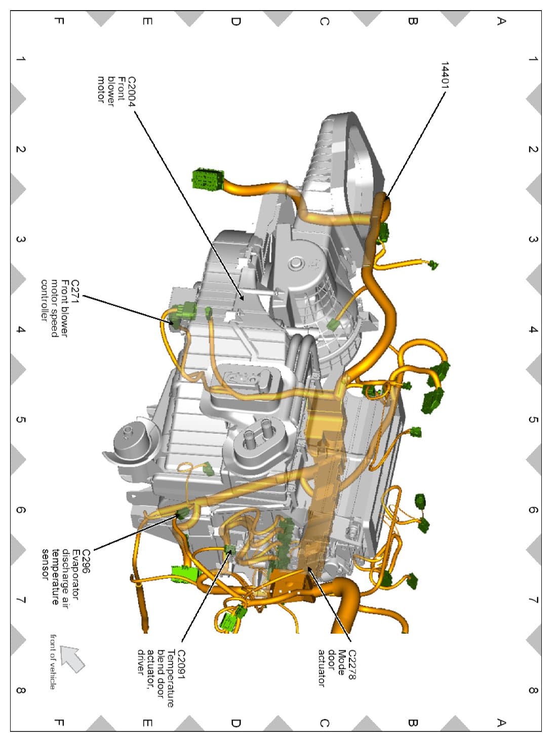 Factory diagram — Blower Motor
