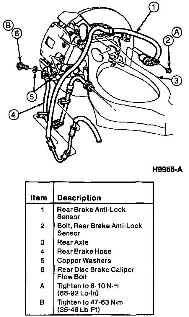 Factory diagram — Brake Hose
