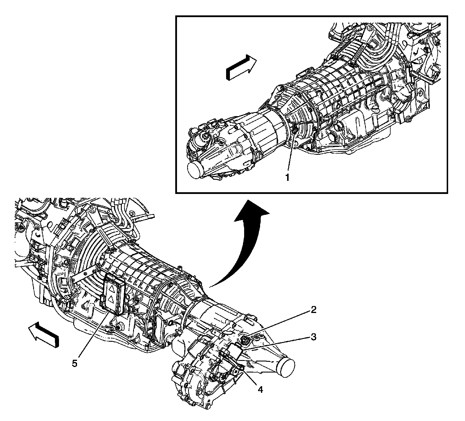 Factory diagram — Transfer Case Actuator