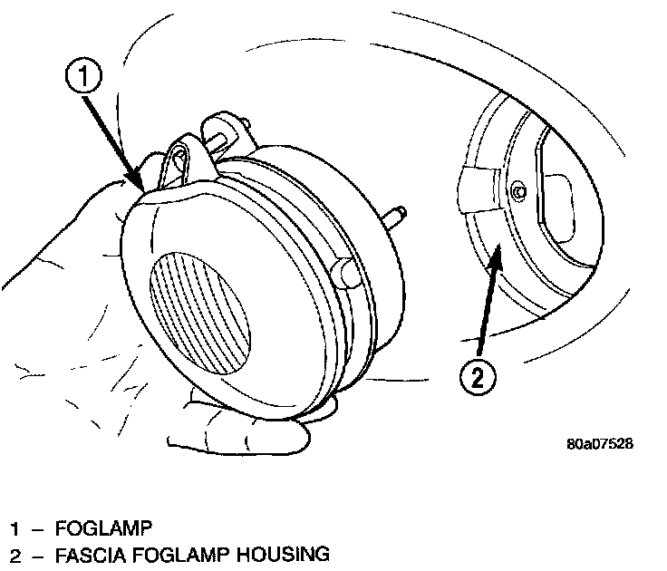 Factory diagram — Fog/Driving Lamp