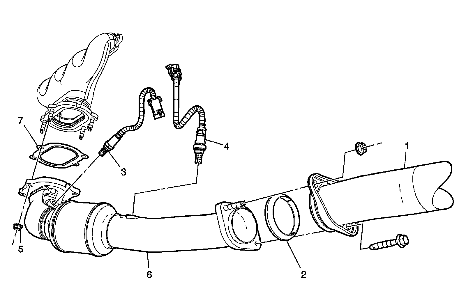 Factory diagram — Catalytic Converter