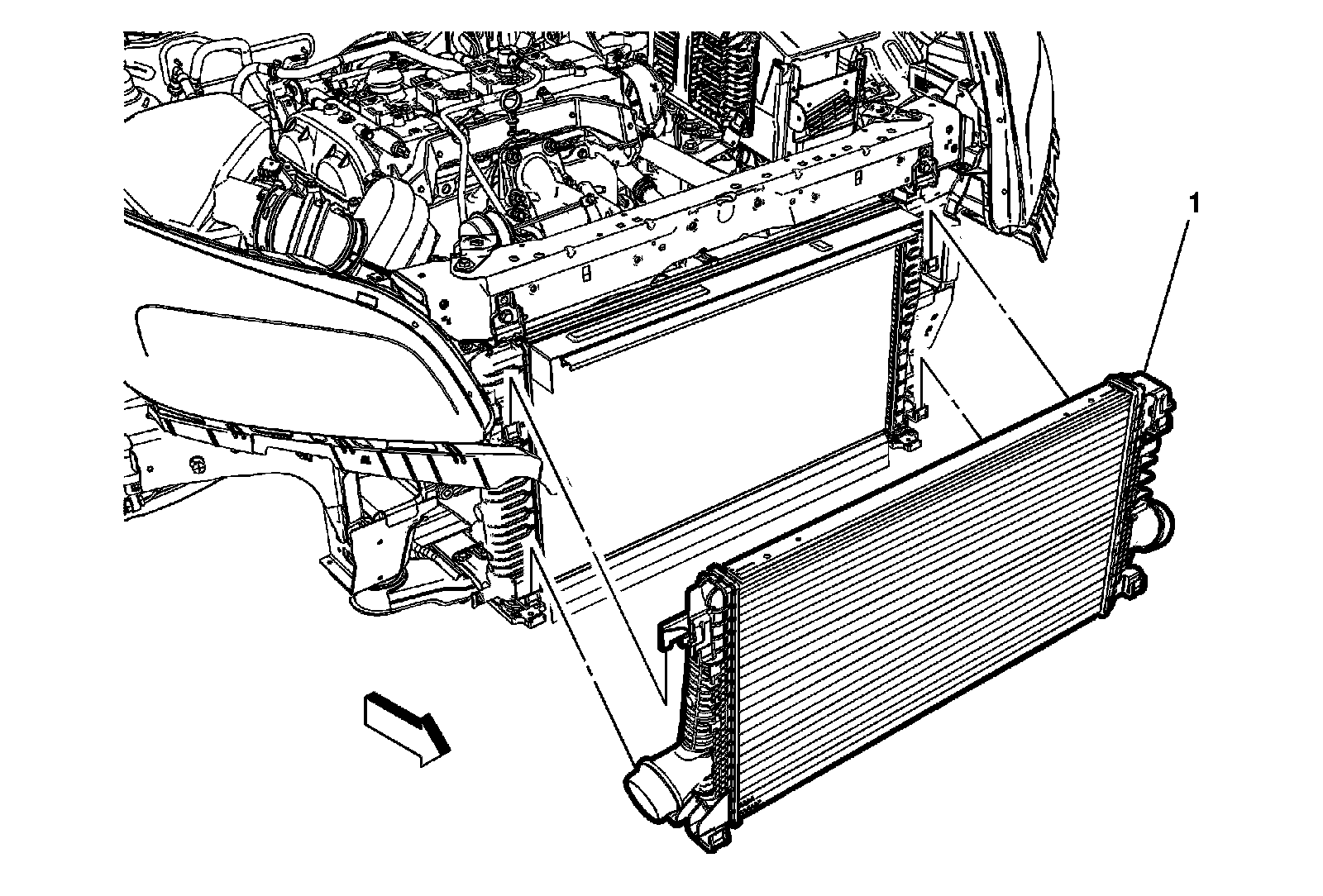 Factory diagram — Intercooler