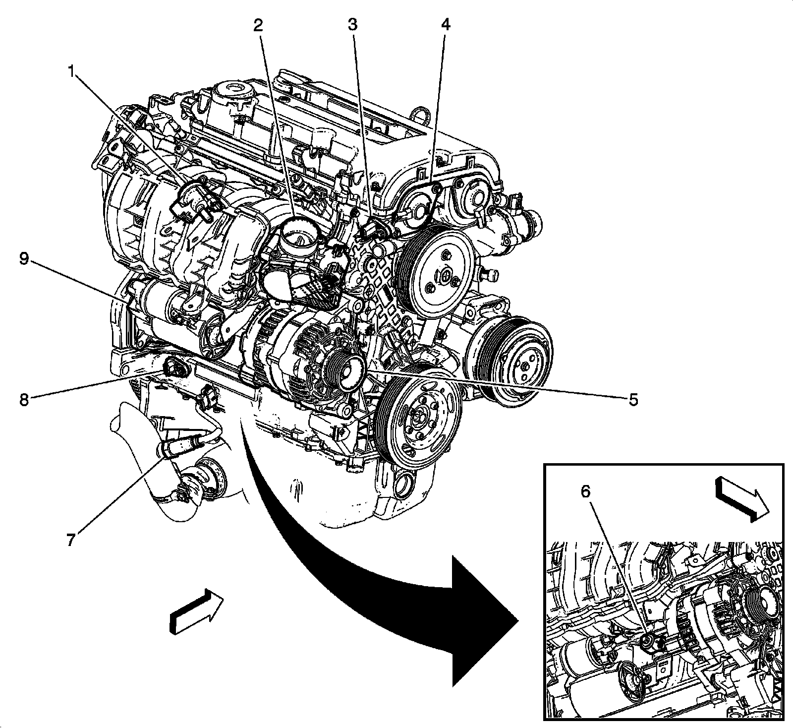 Factory diagram — Alternator