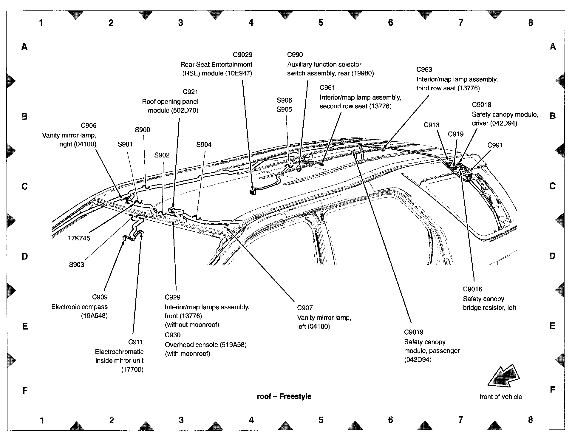Factory diagram — Control Assembly