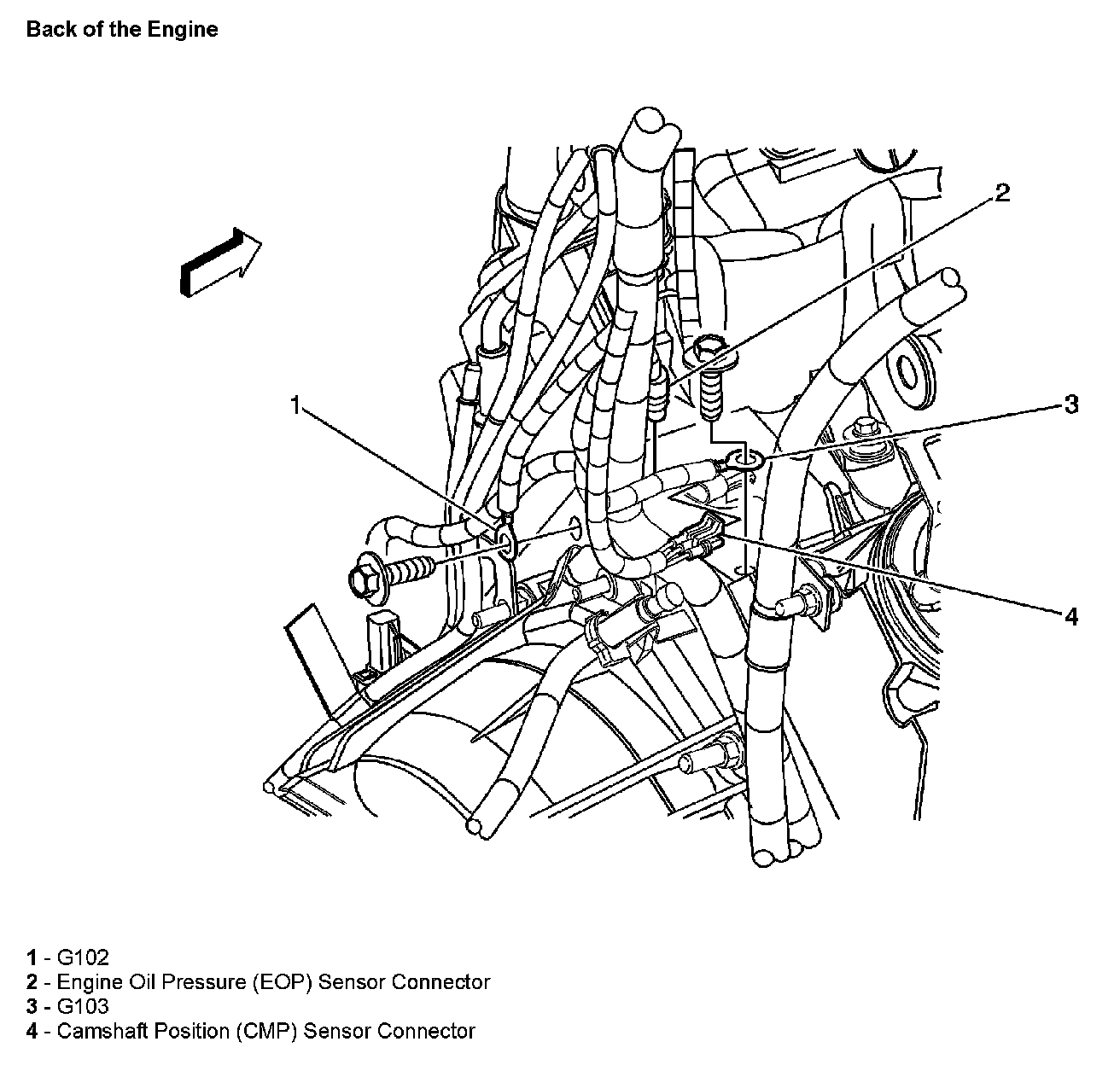Factory diagram — Camshaft Position Sensor