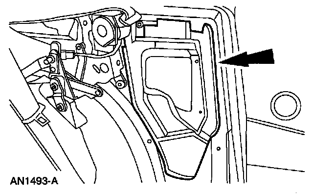 Factory diagram — Quarter Window Motor