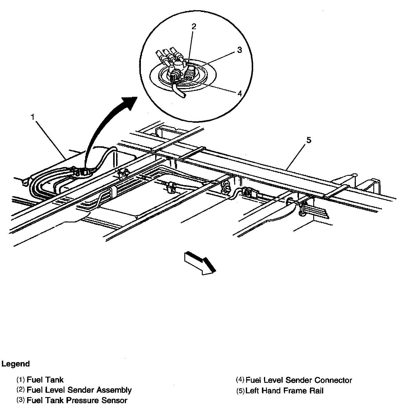 Factory diagram — Fuel Gauge Sender