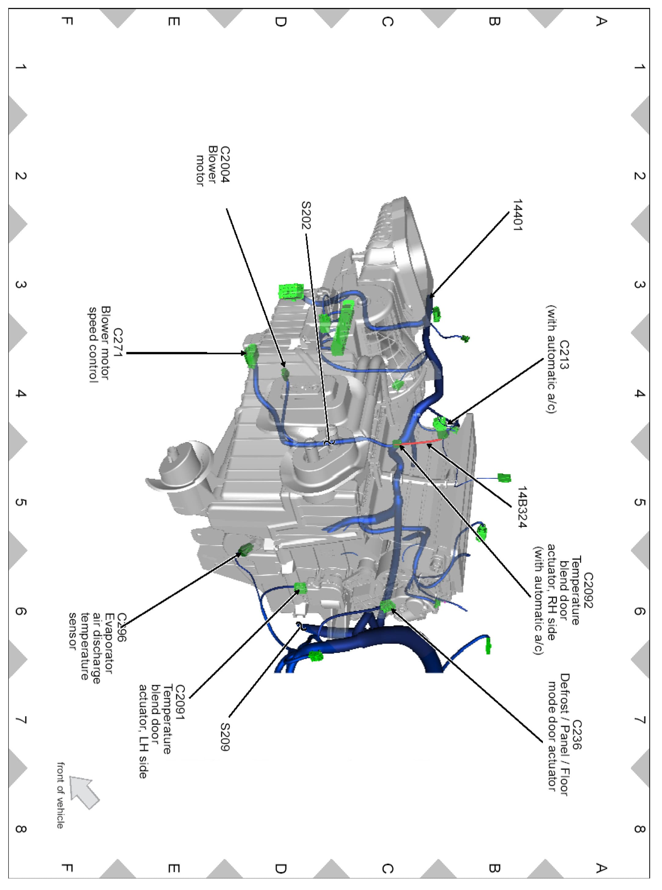 Factory diagram — Blower Motor