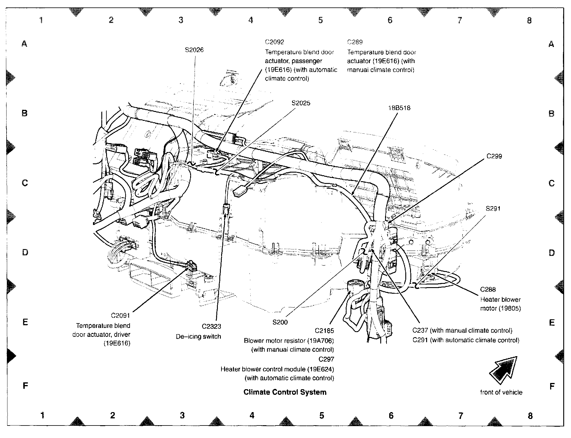 Factory diagram — Blower Motor