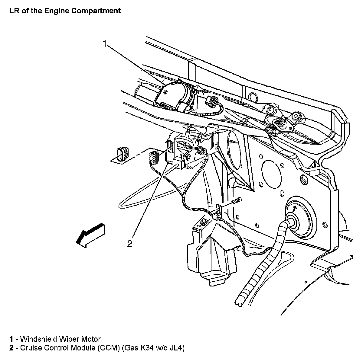 Factory diagram — Cruise Control Module