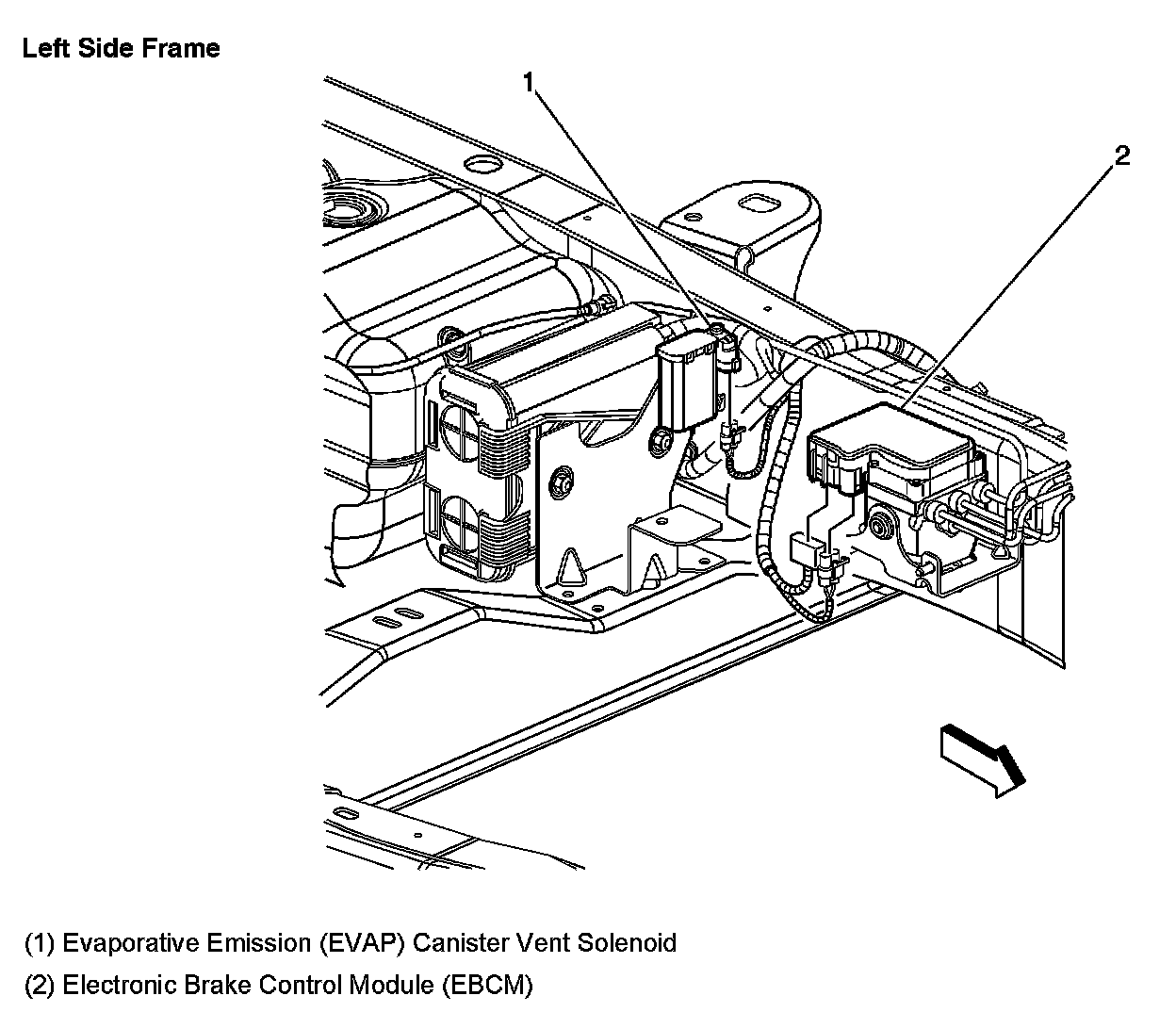 Factory diagram — Electronic Brake Control Module