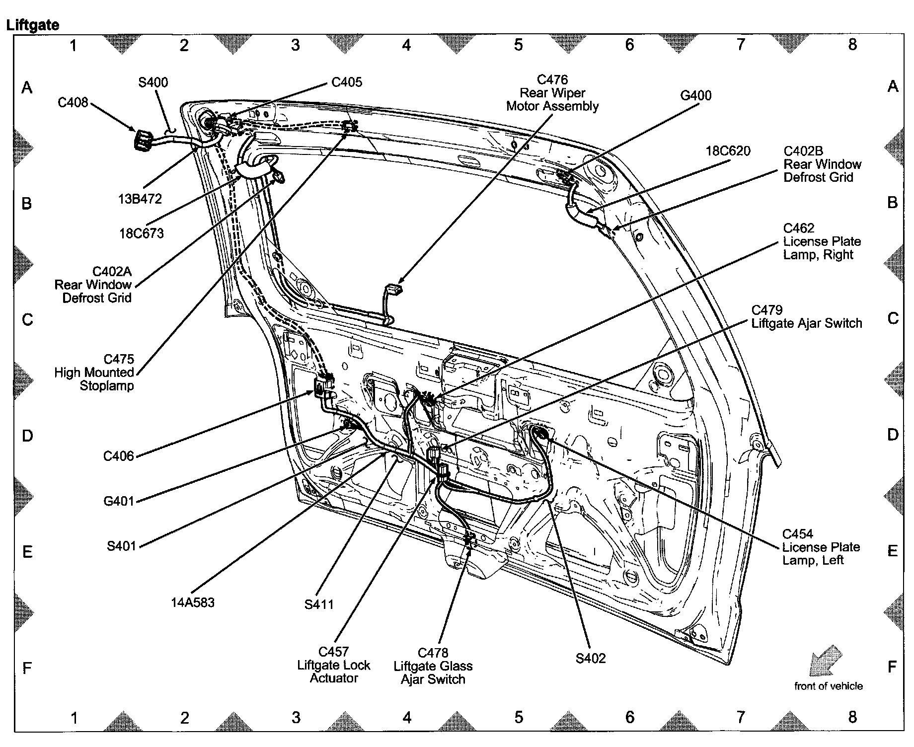 Factory diagram — Wiper Motor