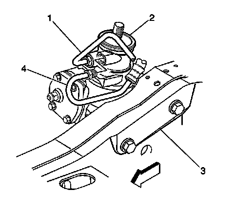 Factory diagram — Power Steering Line/Hose