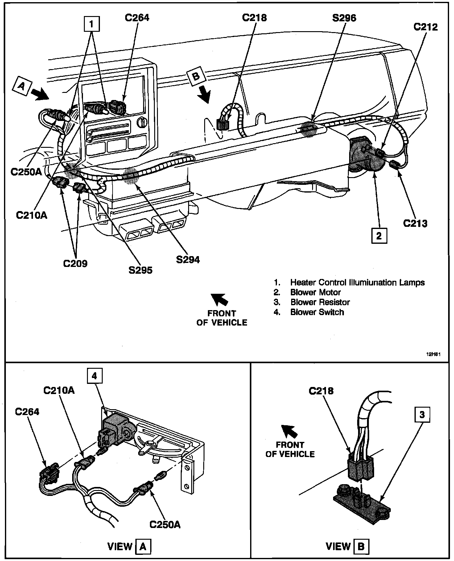 Factory diagram — Instrument Cluster / Carrier