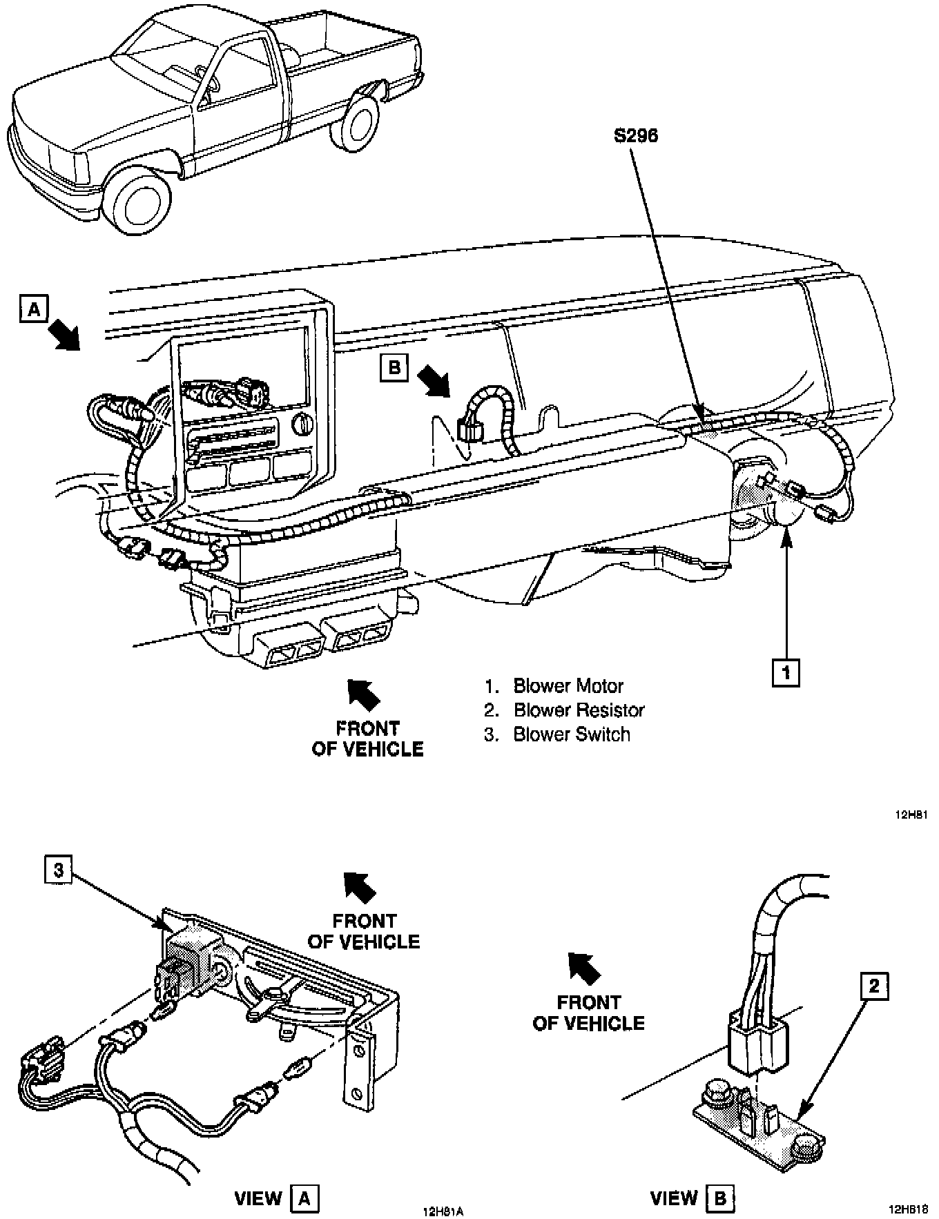Factory diagram — Blower Motor Switch