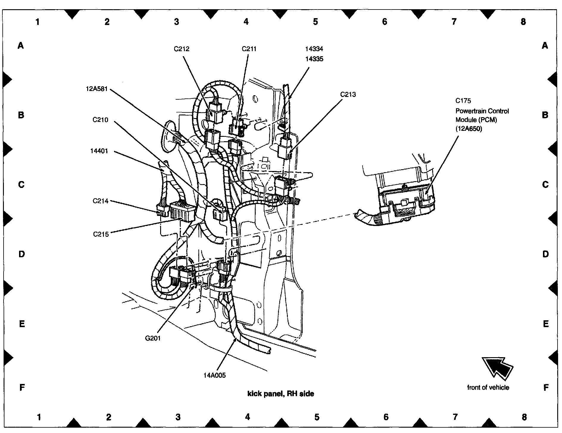 Factory diagram — Engine Control Module