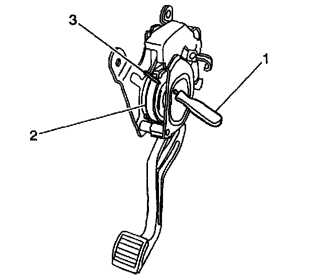 Factory diagram — Parking Brake Cable