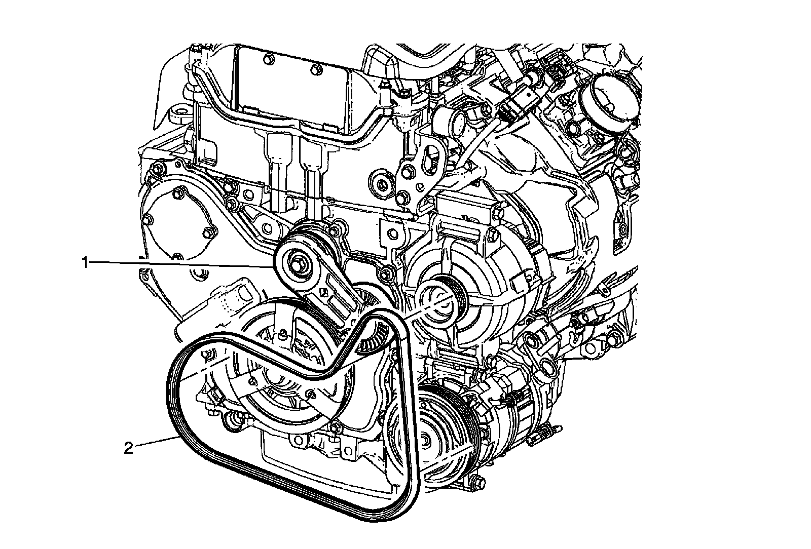 Factory diagram — Drive Belt