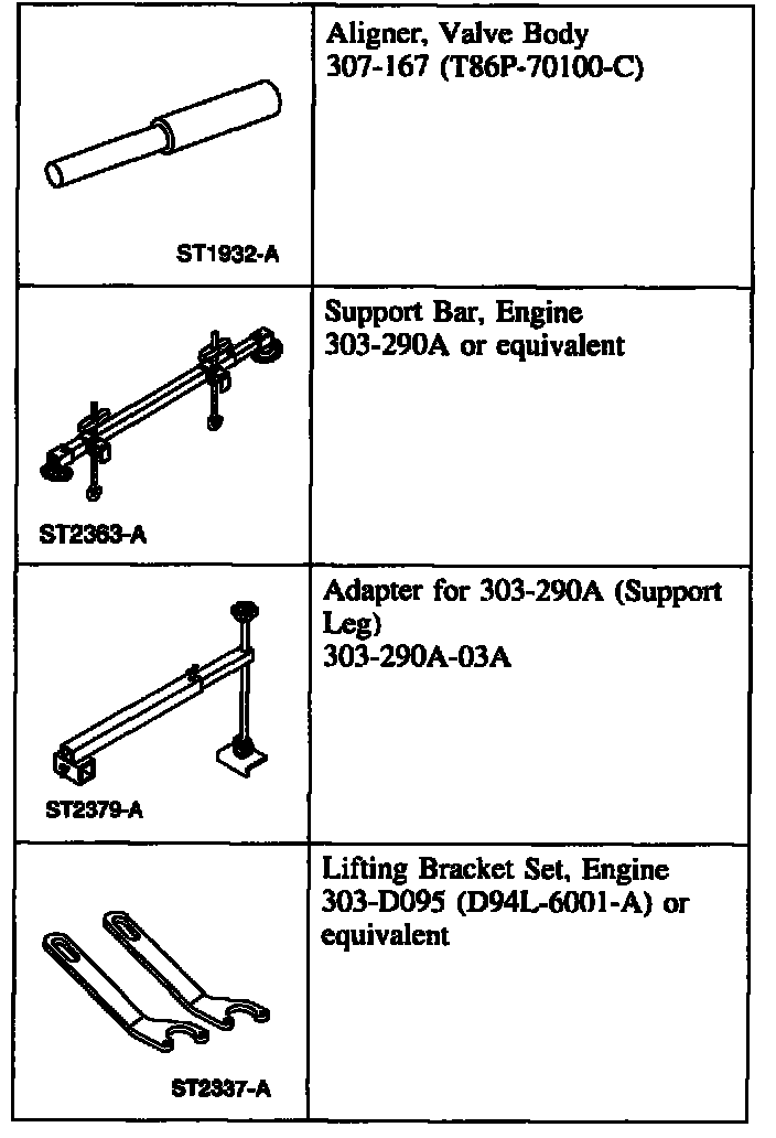 Factory diagram — Valve Body