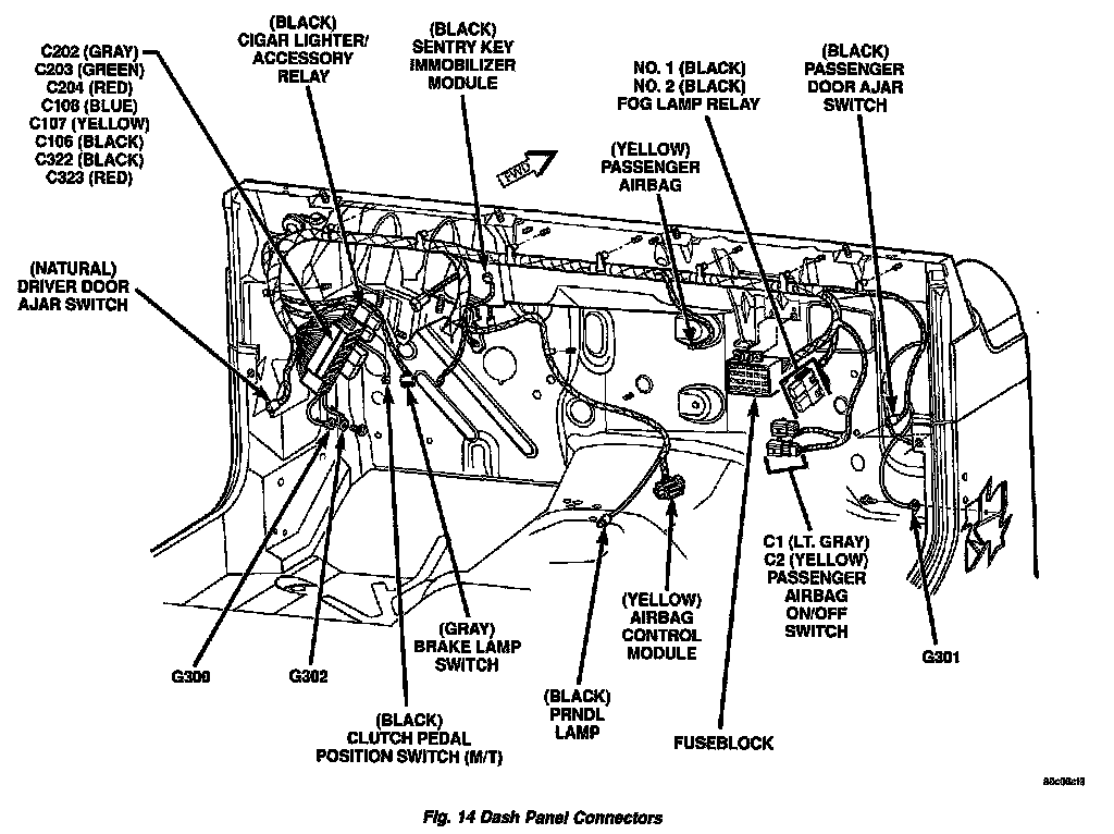 Factory diagram — Fog/Driving Lamp Relay