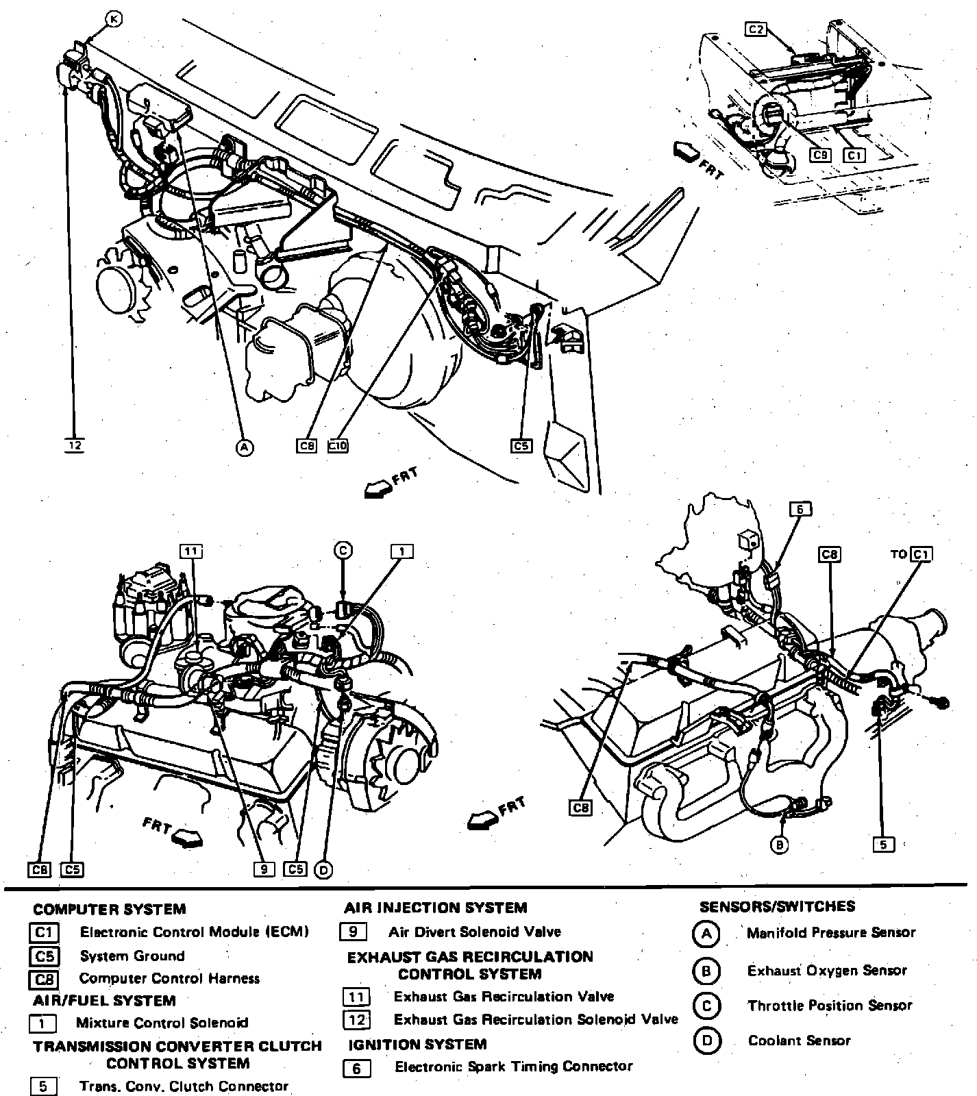Factory diagram — Engine Control Module