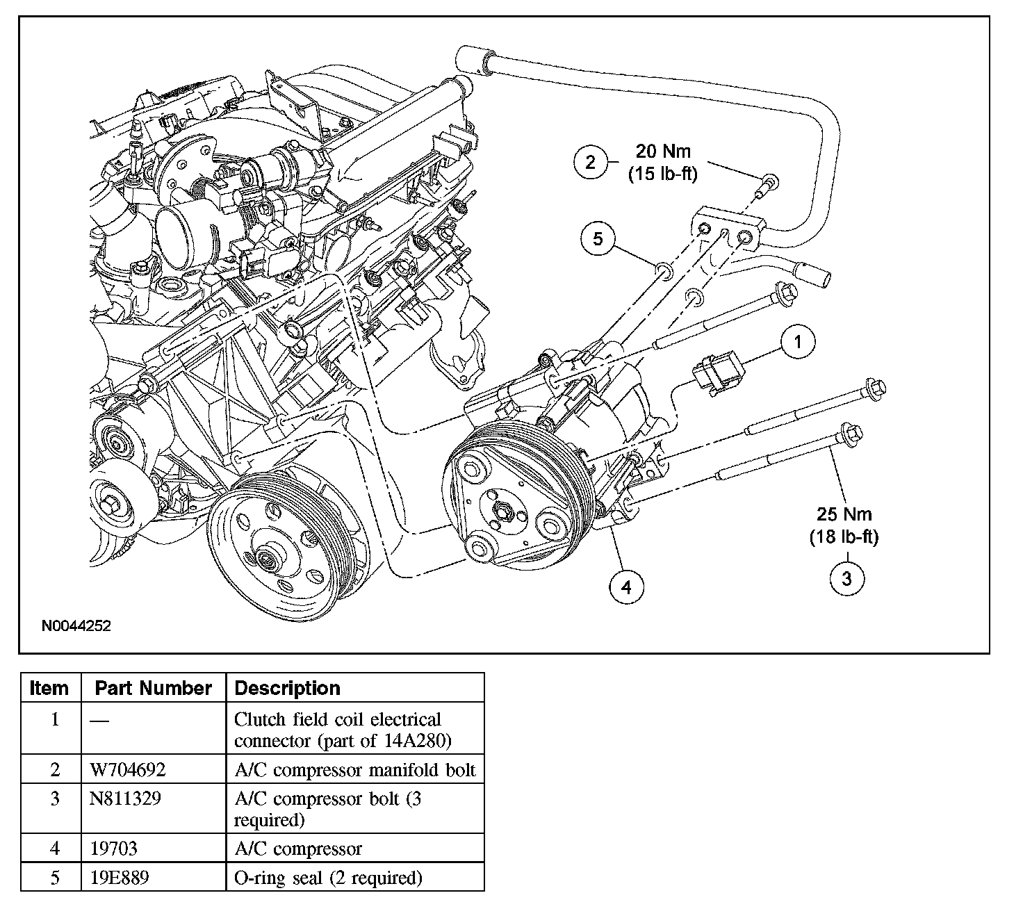Factory diagram — Compressor HVAC