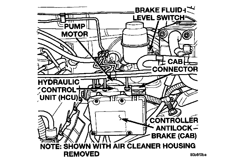 Factory diagram — Electronic Brake Control Module