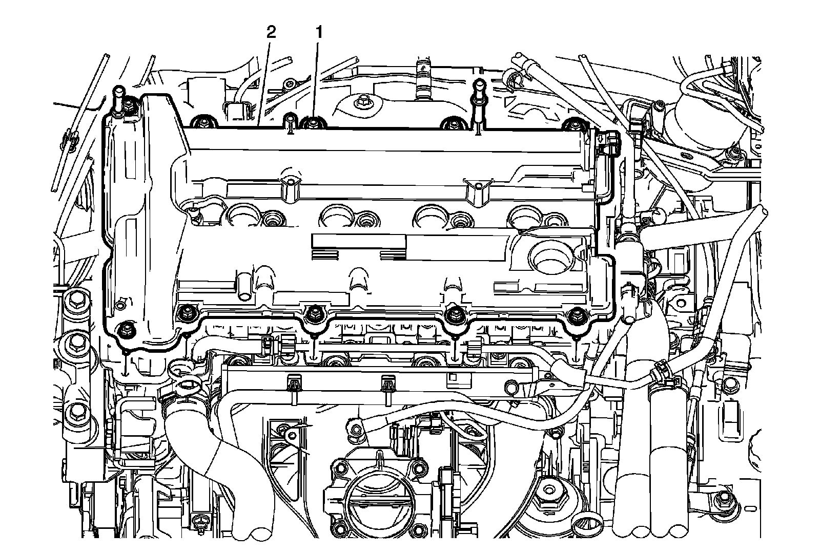 Factory diagram — Valve Cover