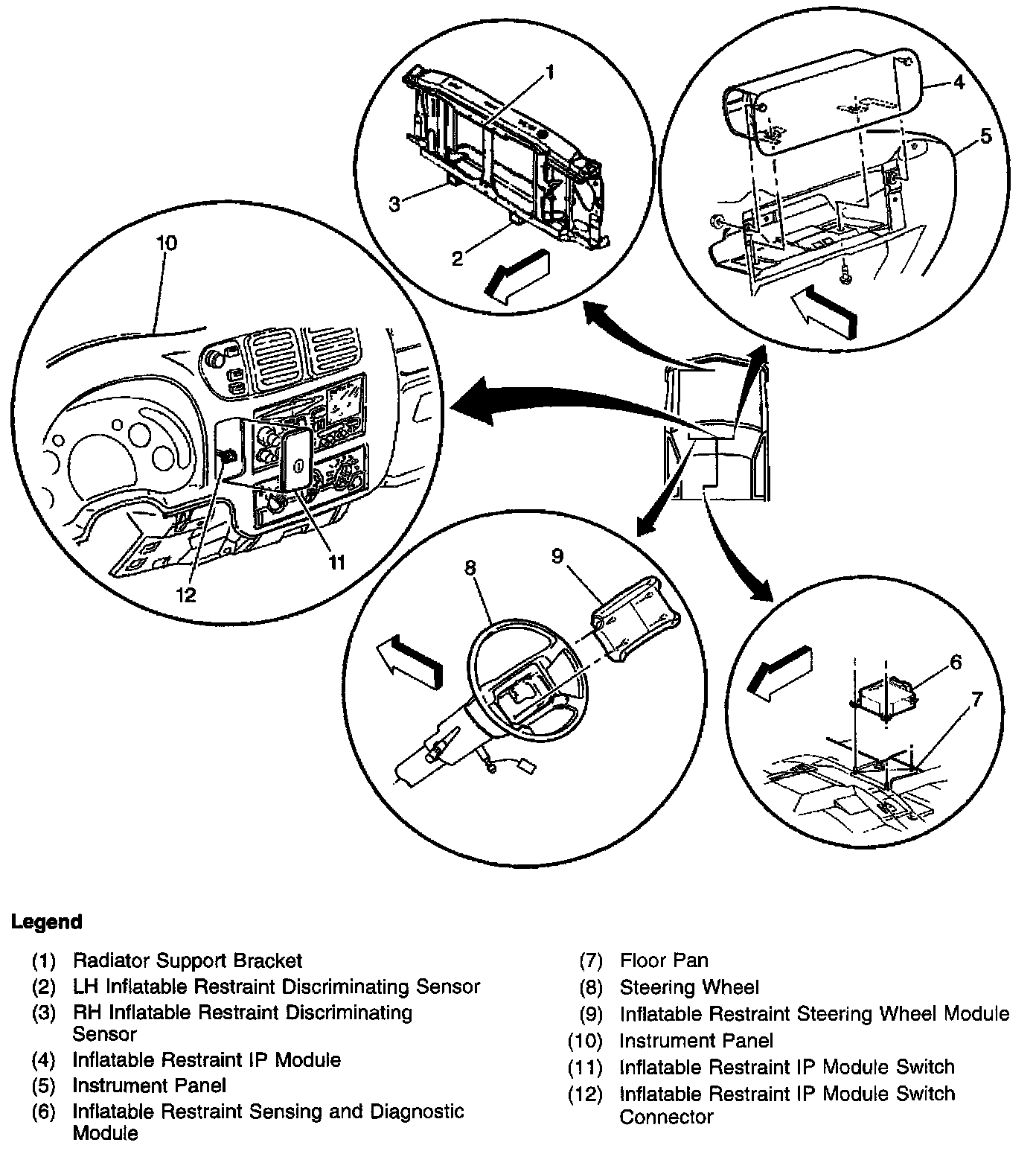 Factory diagram — Steering Wheel