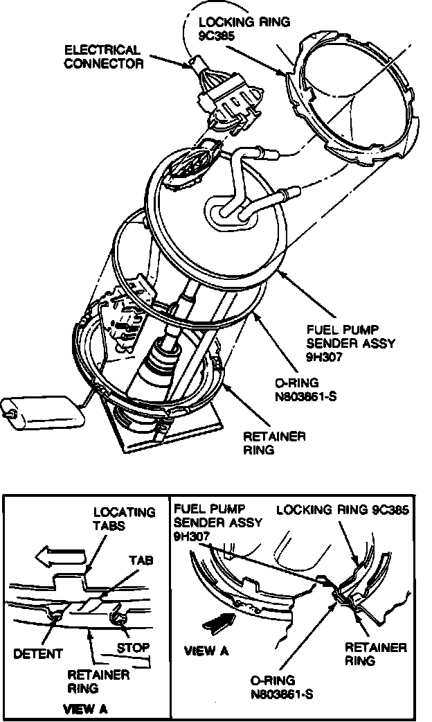 Factory diagram — Fuel Pump