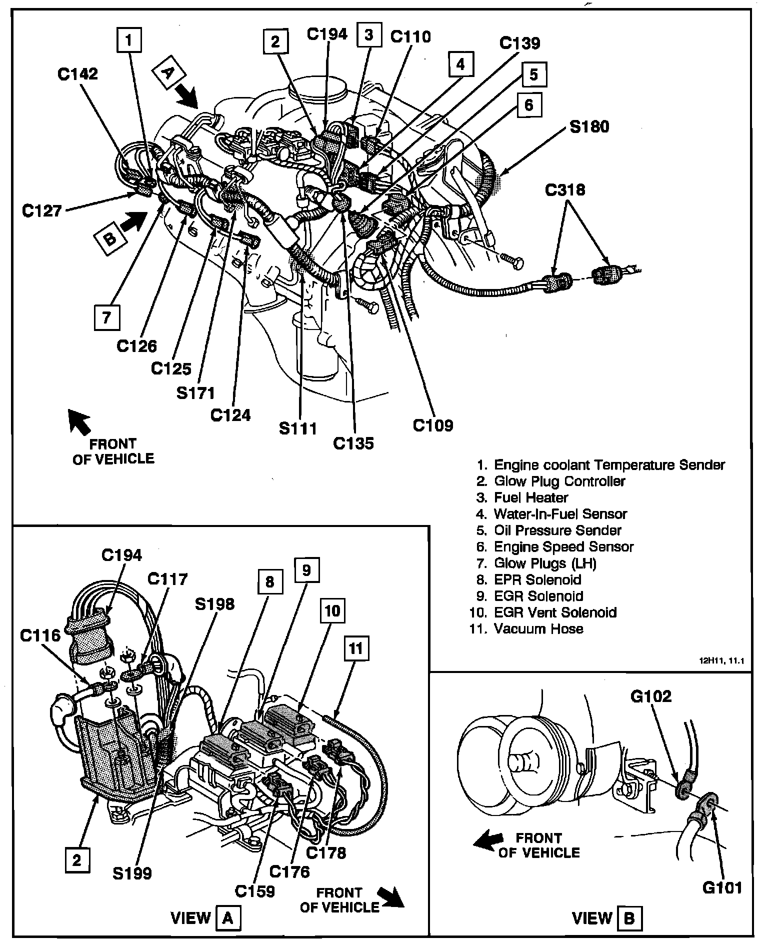 Factory diagram — EGR Control Solenoid