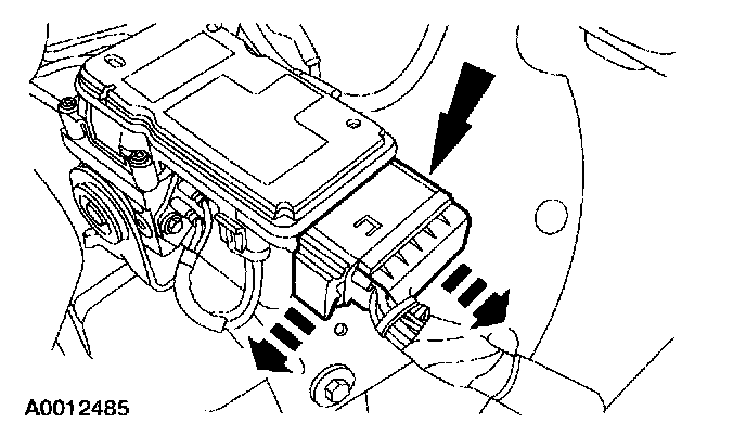 Factory diagram — Hydraulic Control Assembly - Antilock Brakes
